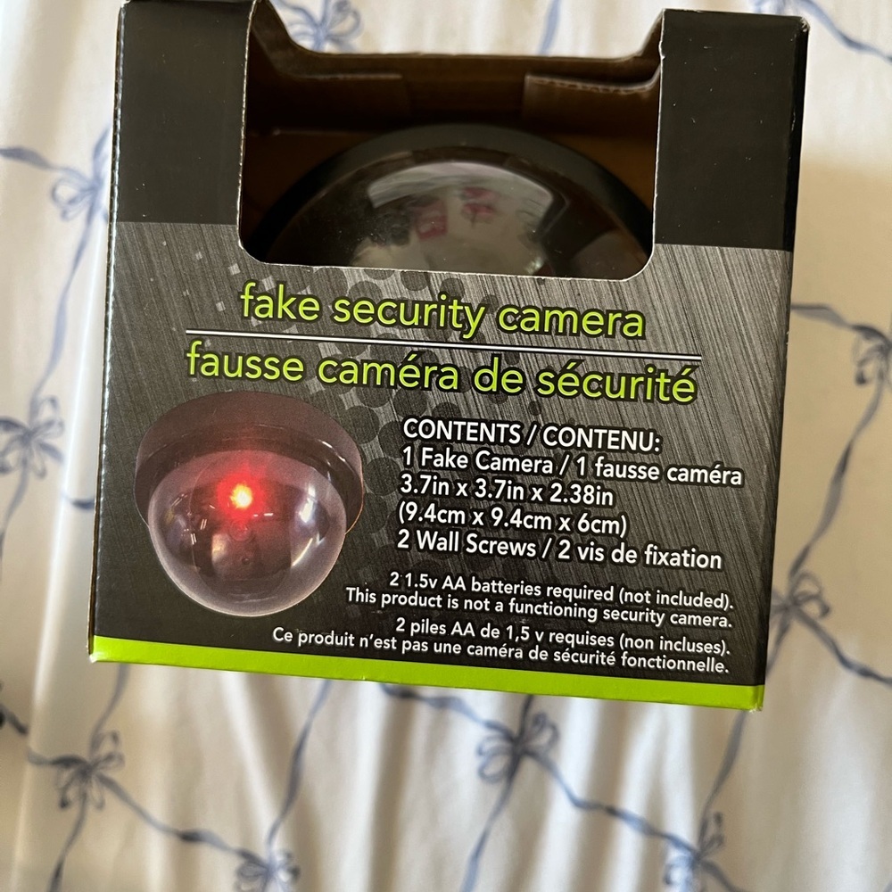 Fake Security Camera with Red Light